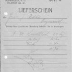 Lieferschein Koppel&Co, 26.03.1926